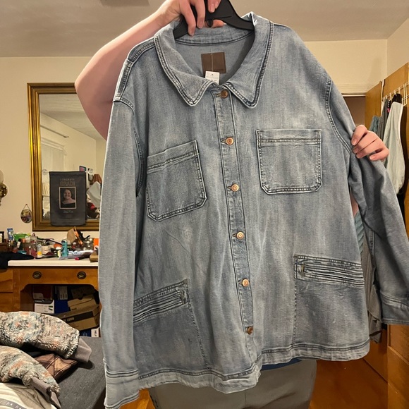Maurice’s plus size 4 Jean jacket. NWT. - Picture 2 of 2